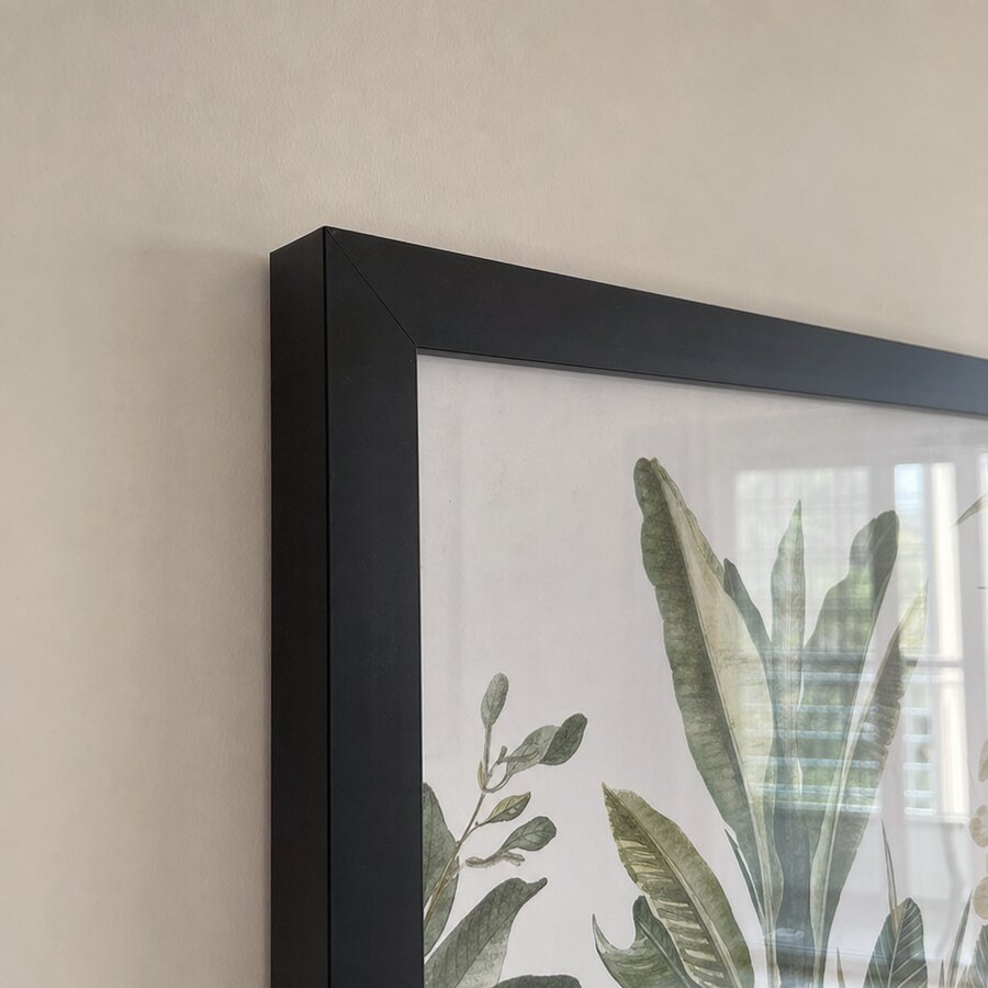 Customer photo of A4 matte black photo frame