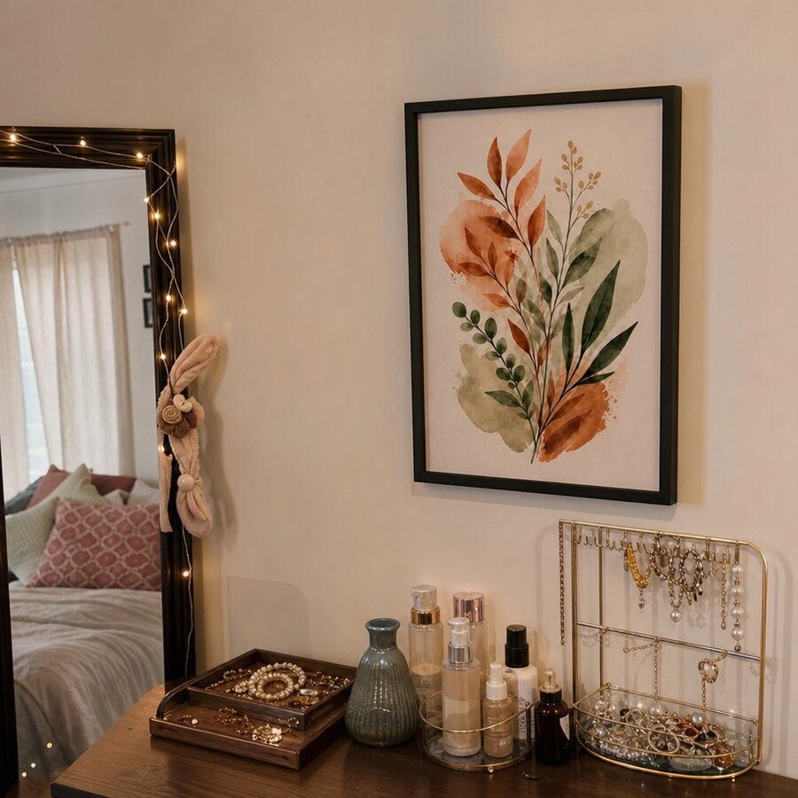 Customer photo of A4 matte black photo frame